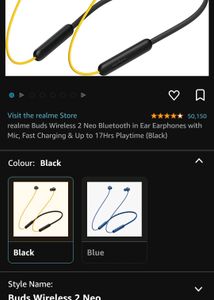 Realme Buds Neo 2 Wireless BT Neckband Earphone