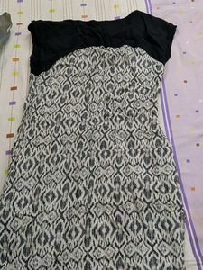 Chic Geometric Print Dress