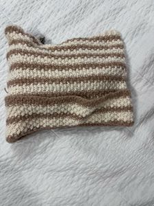 Striped Cat Ear Beanie