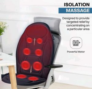 Croma Back Massager Seat (Isolation Massage, Black