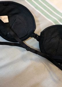 Black Strapless Bra 32B