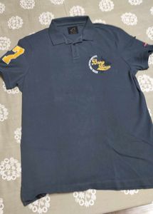 polo tshirt being human L size