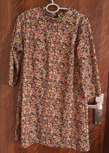Floral Print Tunic Top