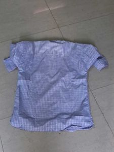 Men's Blue Checkered Shirt
