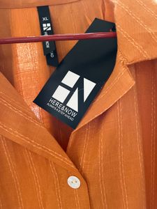 (New with tags) Here&amp;Now Orange Shirt Dress