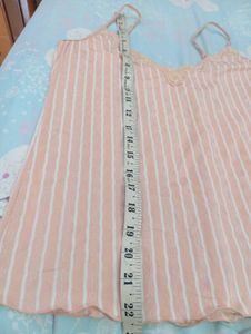 Cute Pink Striped Cami Top
