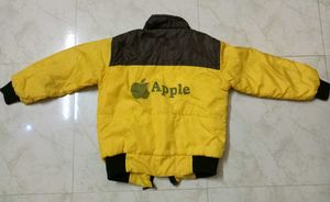 Kids Yellow Winter Jecket For 6-8 Years