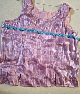 Shiny beautiful Onion pink Top