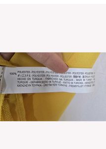 Zara Mustard Yellow Blouse with Tie Neck