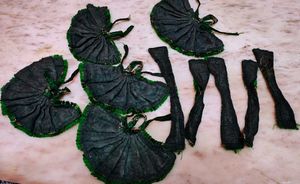 Hindu Deity Idols with Green Outfits