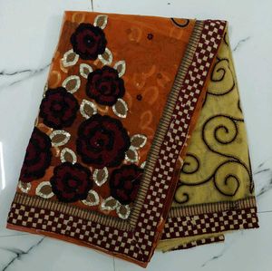 New saree without any damage with fall n piko