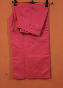 SEMI- WOOLEN PINK KURTA SET WITH DUPATTA