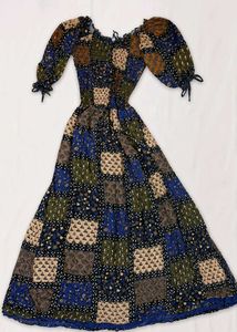 Bohemian Patchwork Maxi Dress