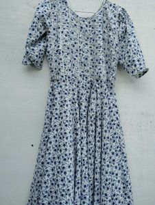 Floral Print Fit &amp; Flare Dress