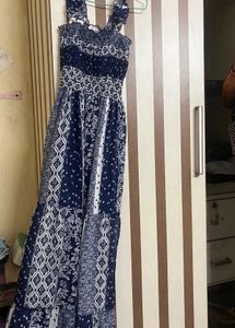 Blue Paisley Print Kurta