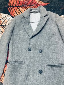 Grey Colour Long Coat One Time Used Only