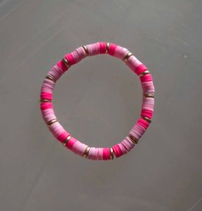Cute Pink Beaded Bracelet