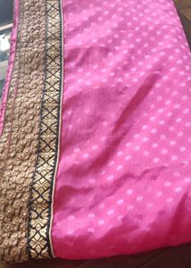 Pink Polka Dot Fabric