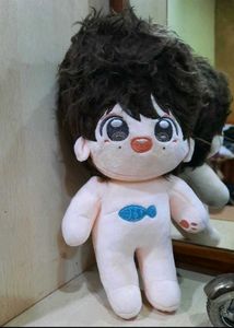 Cute Plush Doll with Fish