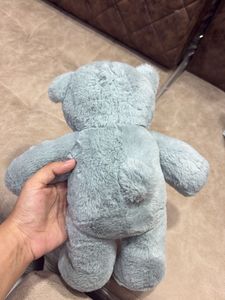 Cute Grey Teddy Bear Plush Toy