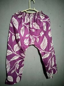 Purple Floral Print Co-ord Set