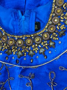 Beautiful Full  Embroidery work Girls Dress