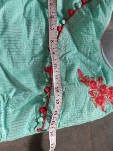 Floral Embroidered A-Line Dress