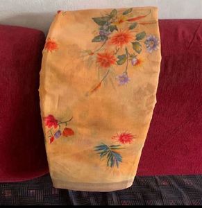 Floral Print Saree