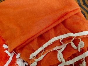 Vibrant Orange Dupatta