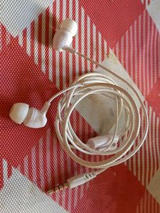 White Wired Earphones