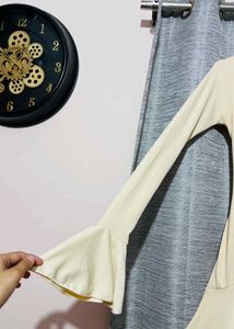 Elegant Cream Maxi Dress