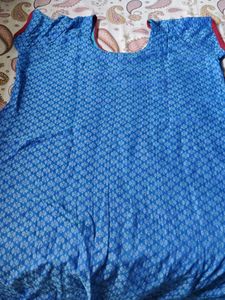 Blue Printed Kurta