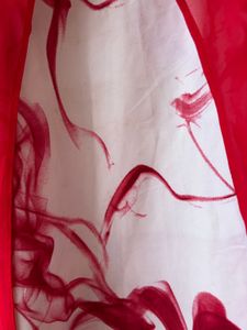 Red Georgette Kurti
