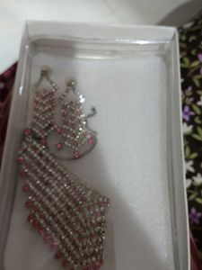 Sparkling Pink &amp; Crystal Choker Set