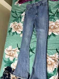 Blue Flare Jeans