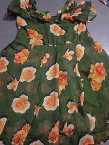 Boutique Piece, Floral Silk Gown