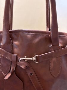 Brown Leather Handbag