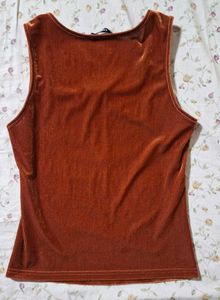 Y2K Velvet Zip Tank Top