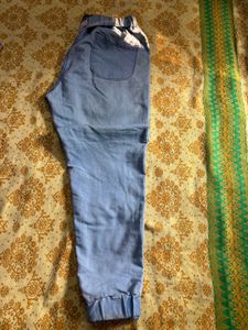 Light Wash Denim Joggers Fixed price