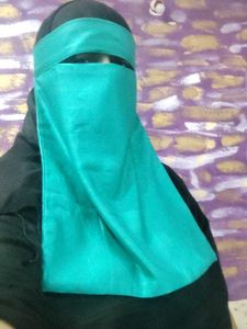 Elegant Teal Niqab