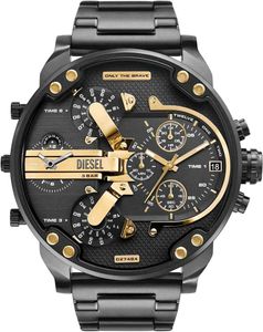 Diesel BIG DADDY chronograph gold watch PREMIUM QU