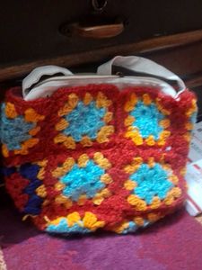 Handmade Crochet Clutch Bag