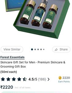 Forest Essentials Luxurious kit for men