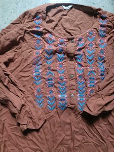 Max Brown Kurta