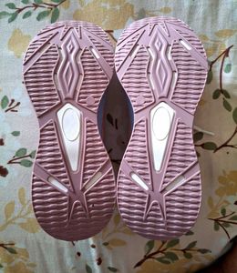 Zudio Pink &amp; White Knit Sneakers