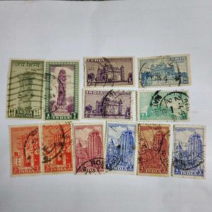 1947-1949 REPUBLIC INDIA STAMPS