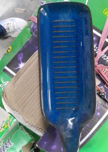 Unique Blue Ceramic Decorative Tray