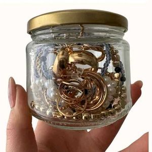 Assorted Mix Gold Jewelry Jar