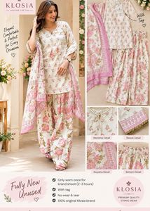 Floral Print Kurta Set with Dupatta