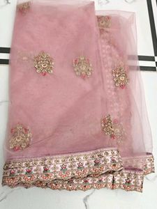 Stunning Pink Peacock Embroidered Lehenga Choli